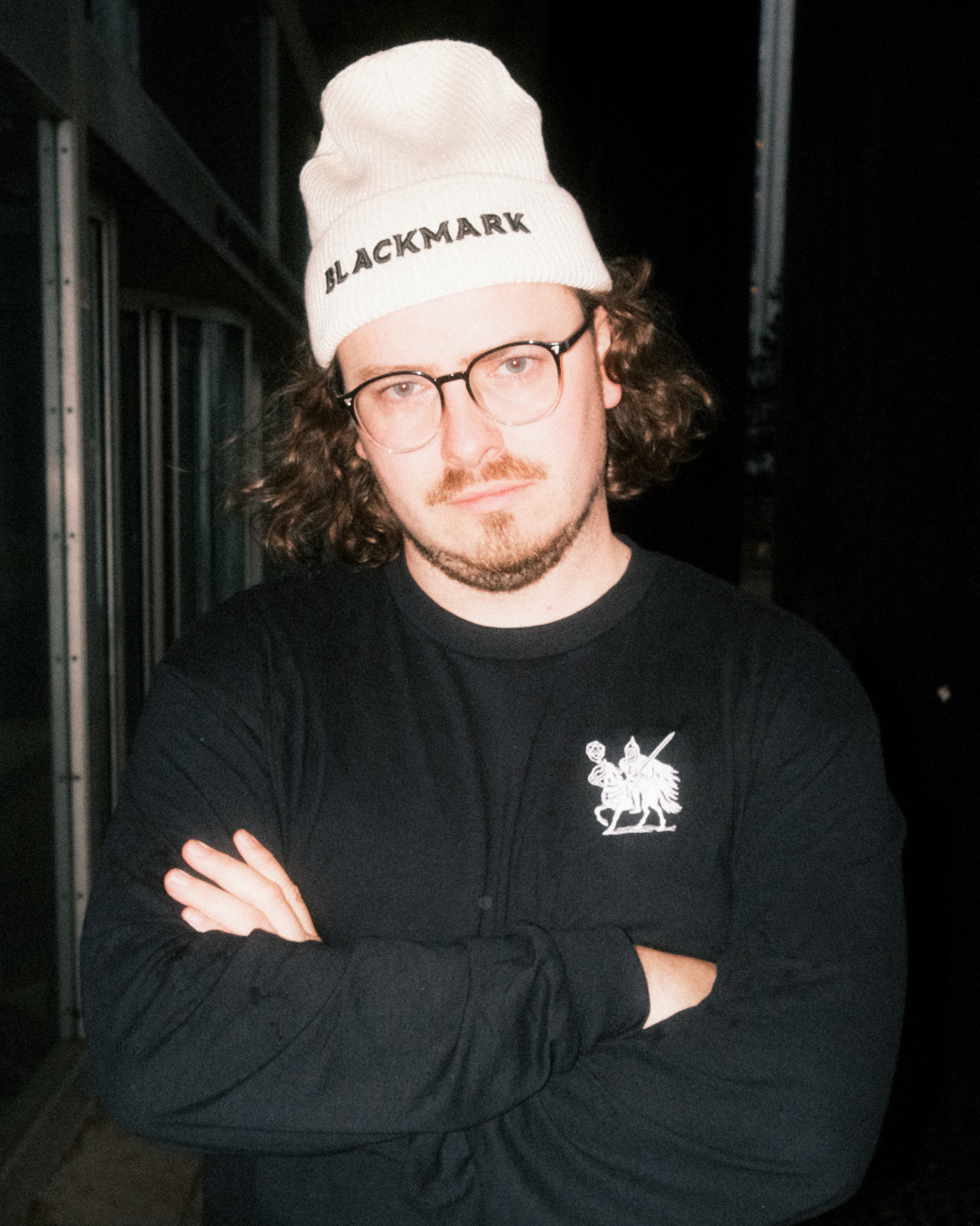 Blackmark official Long sleeve T-shirt (Bone)