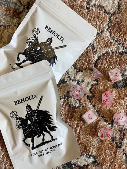 Behold! Mystery dice set